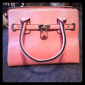 Light pink pocketbook